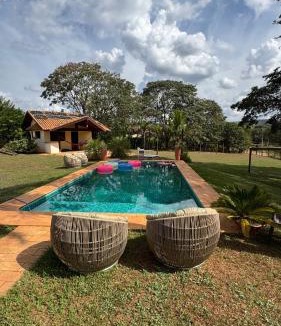 Analandia House | Chácara com Piscina, Hidro, Campo de futebol, Beach Tennis, Sinuca e Churrasqueira