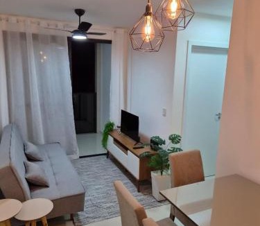 Jockey de Itaparica Apartment | JC Beachside Condo- Apartamento Completo - 2 Quartos e 2 Banheiros -2 Bedrooms and 2 Bathrooms