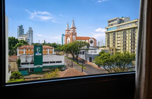 Centro Apartment | Studio 706 Premium no Centro de Chapecó com Sacada, Piscina, Academia e Vaga Garagem - Prédio Alto Padrão