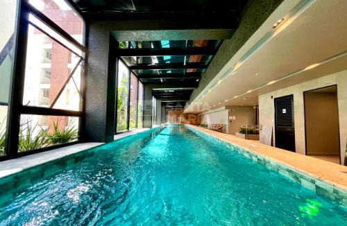 Centro Apartment | Apartamento 2 Quartos Premium com Suíte no Centro com Piscina, Academia e Garagem - Prédio de Alto Padrão