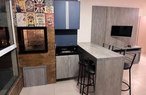 Itacolomi Apartment | Apartamento completo com Vista para o Mar, a 50m da Praia 2 quartos Wi-Fi e Garagem privativa
