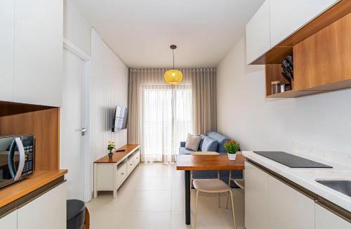 Portao Apartment | Ap 1q Refinado e Charmoso no Bairro Portão-PLU0306