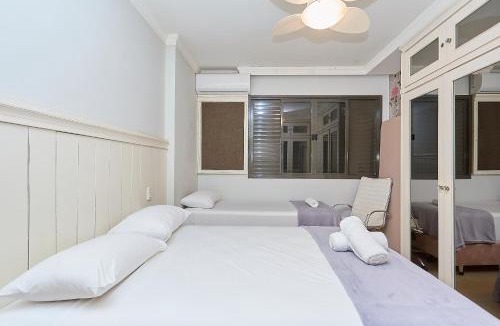 Centro Apartment | Barra Norte, 3 quartos até 8 pessoas, vaga privativa, prédio frente mar