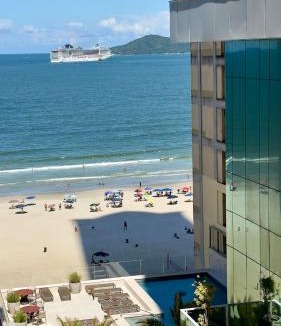 Centro Apartment | Barra Norte, 3 quartos até 8 pessoas, vaga privativa, prédio frente mar