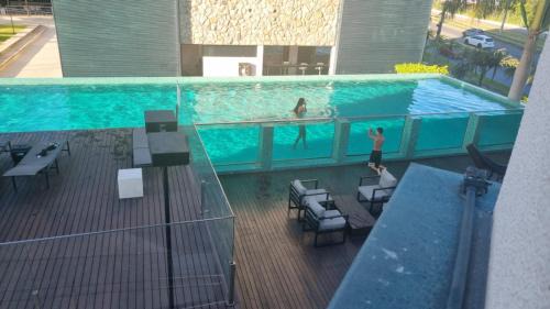 Itajai Apartment | Loft Confort Praia Brava - Itajaí Camboriú com piscina panorâmica