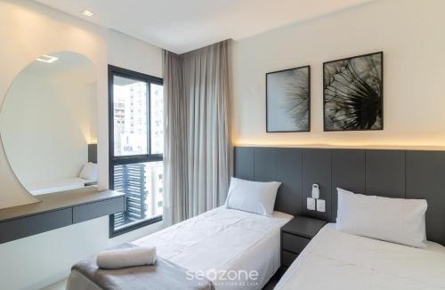 Morretes Apartment | Apart with Gourmet Balcony near the Sea OZN1004