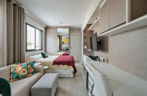Juveve Apartment | CPR56 Studio lindo no melhor bairro de Curitiba
