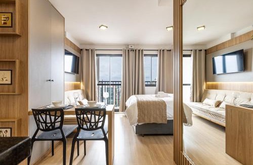 Matriz Apartment | Studio Aconchegante e Central com Piscina, Academia e Coworking