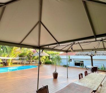 Foz do Iguacu House | Refúgio com piscina privativa área gourmet completa - Private Pool House - Até 10 Pessoas