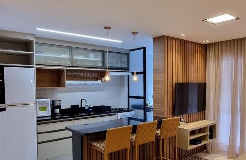 Sao Lourenco Apartment | Riveira de São Lourenço -300 metros da Praia -Ar Condicionado -Quintal Privativo - 5 Hóspedes