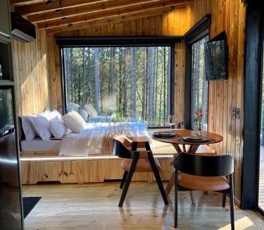 Benedito Novo Ski Chalet | Cabana para casal com banheira e vista na natureza