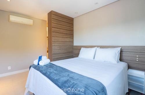 Ponta das Canas Apartment | Apt w/gourmet balcony 300m from Beach CMS0202