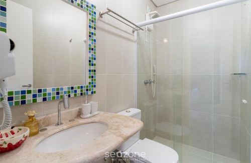 Ponta das Canas Apartment | Apt w/gourmet balcony 300m from Beach CMS0202