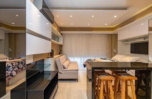 Matriz Apartment | Studio Premium com Garagem no 28º andar - MID2809