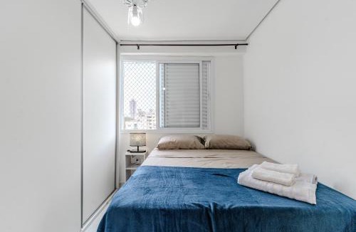 Jose Menino Apartment | Luz, Brisa e Conforto no 18º Andar 1 Vaga 6 pessoas em Santos
