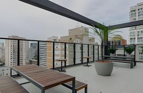 Matriz Apartment | Essenza Elysia · Studio com piscina-centro
