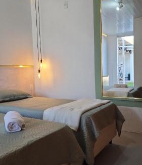 Abelardo Luz Apartment | Hospedagem 2 Studio and Suites Patrícia tennis