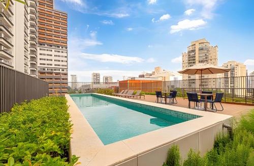 Santo Amaro Apartment | Easy Star - Versa Brooklin - Condomínio moderno próximo à estação Brooklin