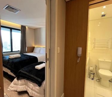 Guarulhos City Centre Apartment | Flat Hotel 4 estrelas próx. Aeroporto GRU até 6p