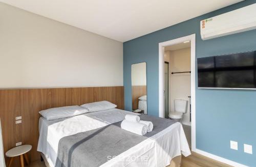 Itoupava Seca Apartment | RUP - Equipped Studios in Building with Pool