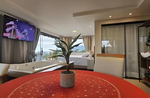 Santo Amaro da Imperatriz Apartment | Recanto Pôr do Sol com Hido e lareira