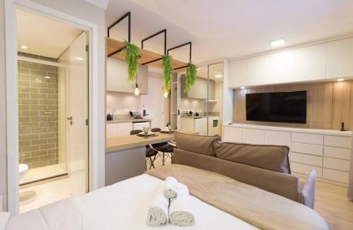 Bigorrilho Apartment | Studio Moderno Ap 45 Soho Life