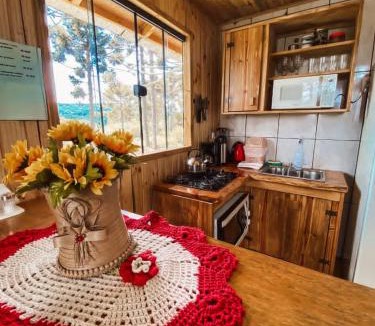 Painel Ski Chalet | Casa de Campo Santa Paulina