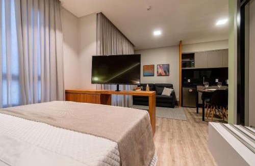 Centro Apartment | Aion 105 - Beautiful Loft - 1 Parking Space | Bombinhas Downtown