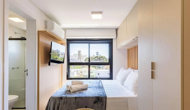 Your Complete Stay in a Building With a gym in the Best Location in Curitiba - Plas