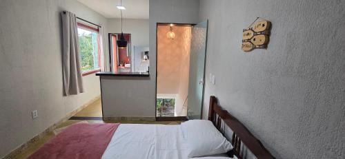 casa clorophila, suíte com cozinha para casal