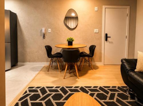 Studio 706 Premium no Centro de Chapecó com Sacada, Piscina, Academia e Vaga Garagem - Prédio Alto Padrão