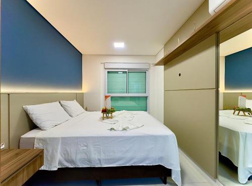 Apto 3 Quartos Condomínio Resort Completo Pé na areia com Piscina borda Infinita, Beach Tennis, Academia, Sala de Jogos, Brinquedoteca, Playground e Portaria 24H , Churrasqueira Privativa Reserve Agora e Viva essa Experiência