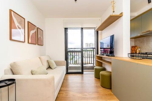 Apartamento de 2q c/vaga em região nobre -SOU401A