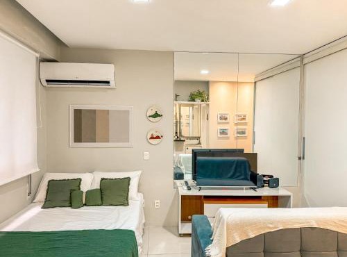 Apartamento moderno frente Praia do Flamengo perto do metrô