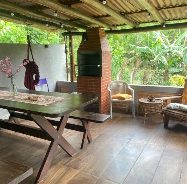 Casinhas do Rio - Casinha Azul na Floresta