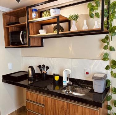 LOFT SMART, MINI-CASA, colchões com massagem, mobiliado e aconchegante