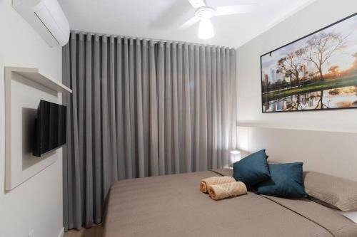 JH - 1104 - Luxo na Gleba com ar na sala e quarto, lava e seca e academia