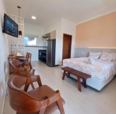 Pousada Solarium Flats Itagua Próximo ao Aquário e a Praça da Baleia